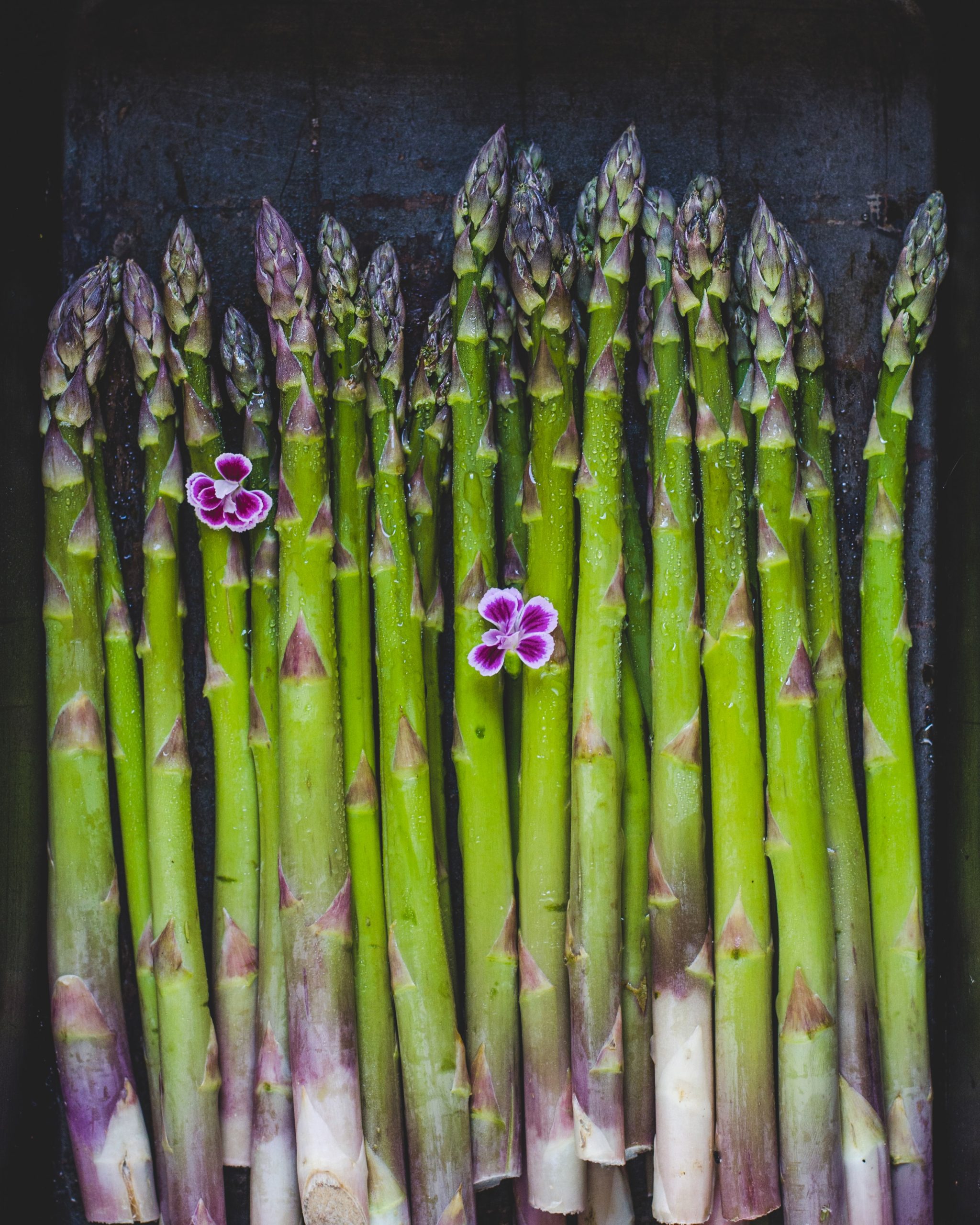 plant based food recipes with asparagus