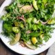 A pear asian greens salad