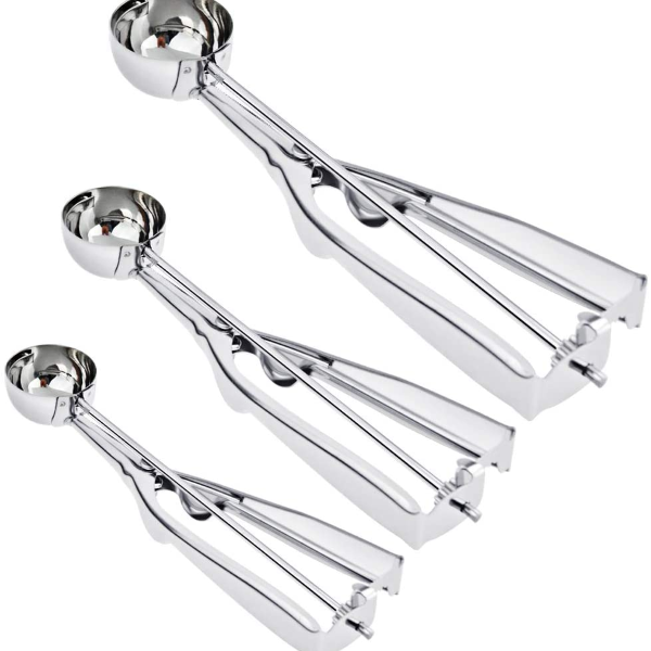vegan chef kay brown ice cream scooper