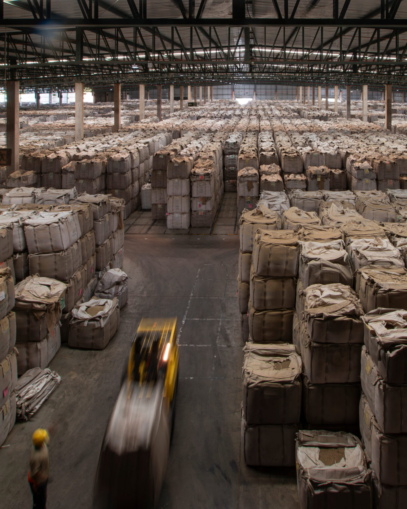Bulk food storage and logistics facility supporting performance nutrition and meal distribution.