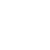 White icon of a satellite.